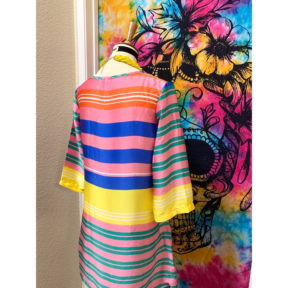 🌈 Amazing modern color block dress - Picture 8 of 11
